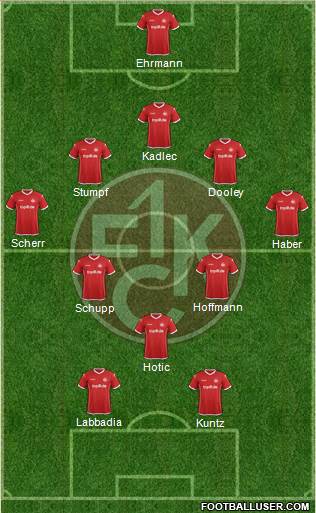 1.FC Kaiserslautern Formation 2018