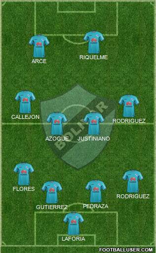 C Bolívar football formation