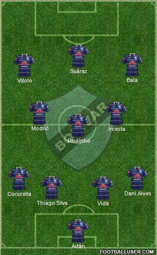 C Bolívar football formation