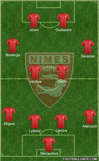 Nîmes Olympique Formation 2018