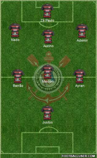 SC Corinthians Alagoano Formation 2018