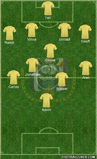 RSC Anderlecht Formation 2018