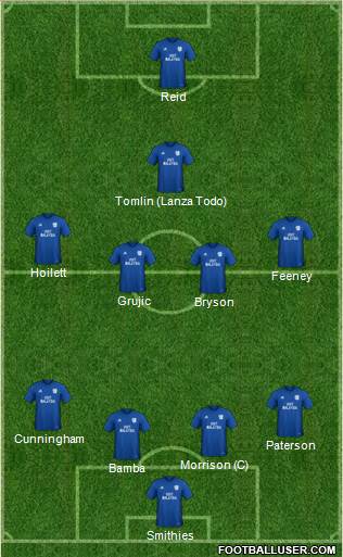 Cardiff City Formation 2018