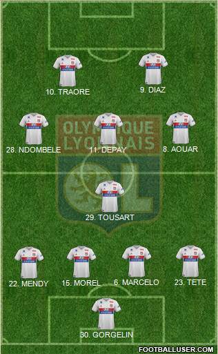 Olympique Lyonnais Formation 2018