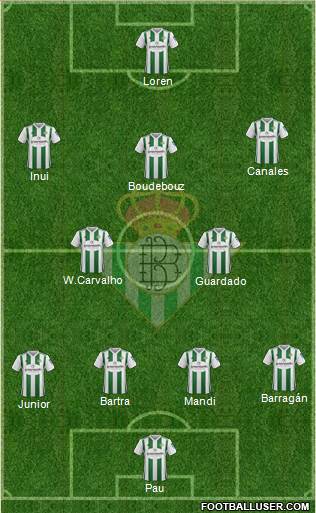Real Betis B., S.A.D. Formation 2018