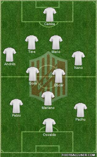 9 de Julio Formation 2018