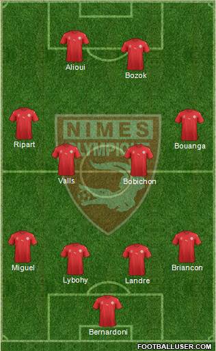 Nîmes Olympique Formation 2018