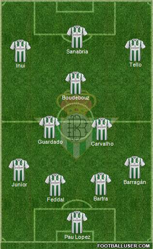Real Betis B., S.A.D. Formation 2018