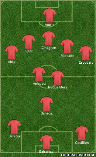 Pro Evolution Soccer Team Formation 2018