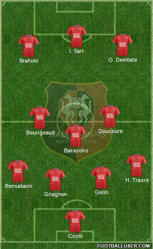 Stade Rennais Football Club Formation 2018