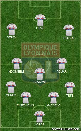 Olympique Lyonnais Formation 2018