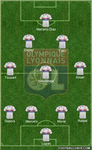 Olympique Lyonnais Formation 2018