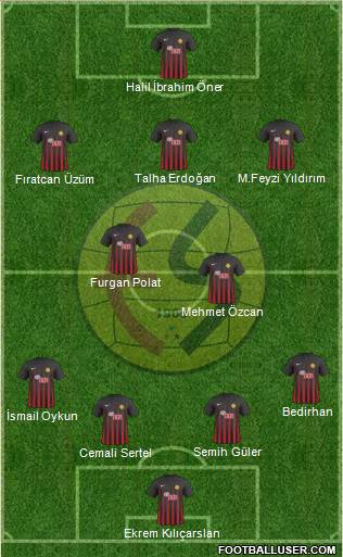 Eskisehirspor football formation