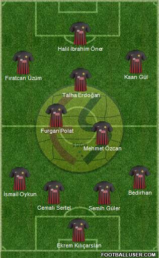 Eskisehirspor football formation