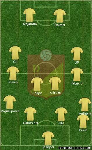 CS Deportivo Pereira Formation 2018