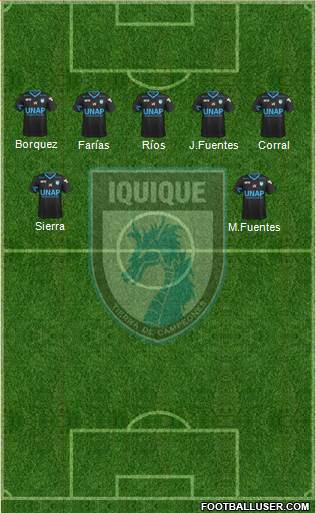 CD Municipal Iquique S.A.D.P. football formation