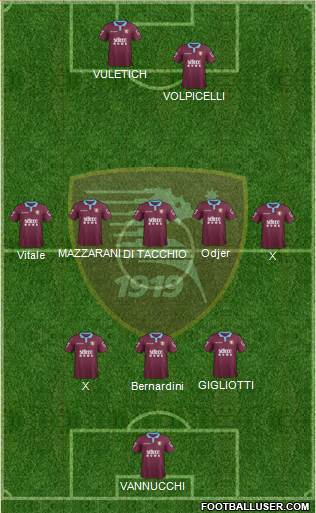 Salernitana Formation 2018