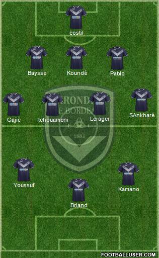 FC Girondins de Bordeaux Formation 2018