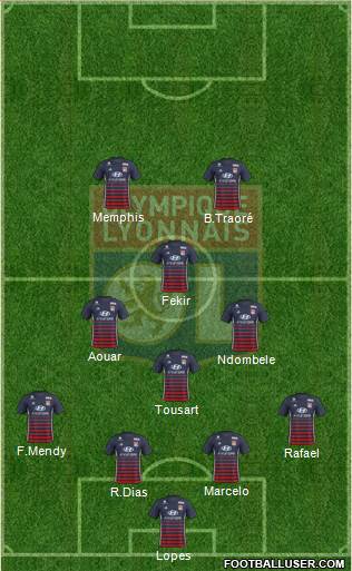 Olympique Lyonnais Formation 2018