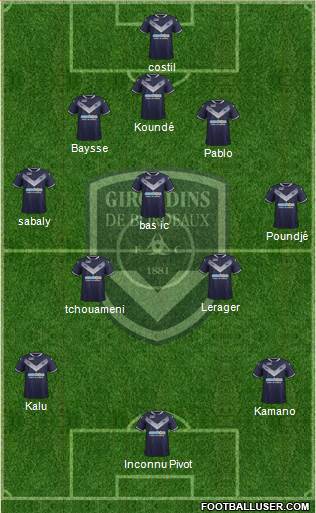 FC Girondins de Bordeaux Formation 2018