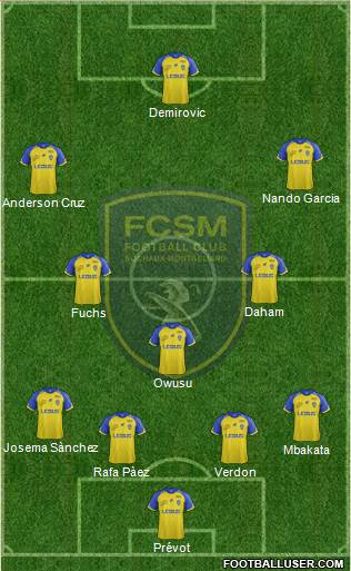 FC Sochaux-Montbéliard Formation 2018