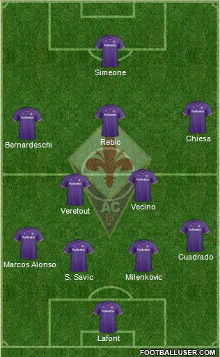 Fiorentina Formation 2018