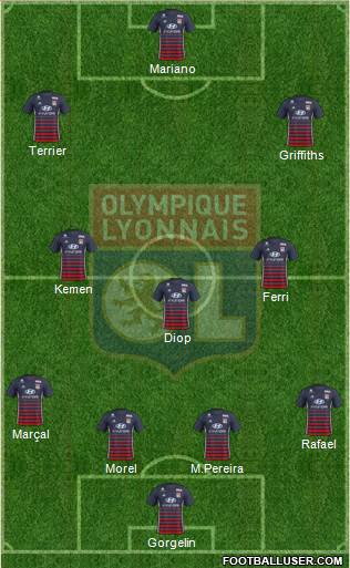 Olympique Lyonnais Formation 2018