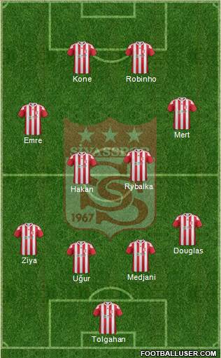 Sivasspor football formation