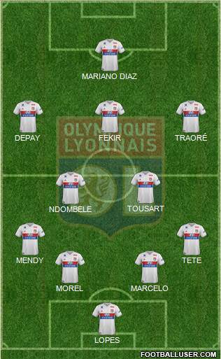 Olympique Lyonnais Formation 2018