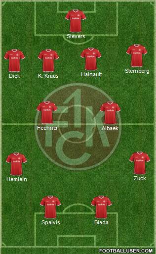 1.FC Kaiserslautern Formation 2018