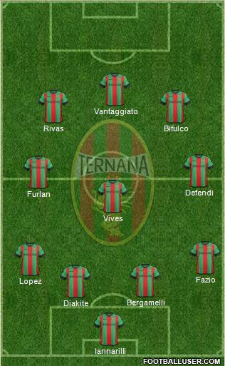 Ternana Formation 2018