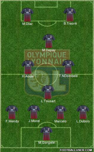 Olympique Lyonnais Formation 2018