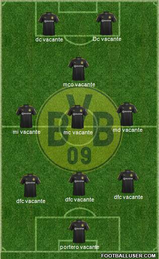Borussia Dortmund Formation 2018