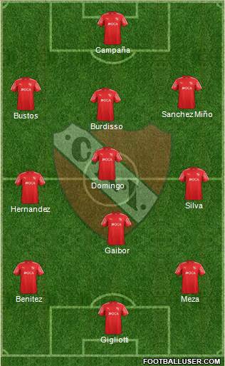Independiente Formation 2018