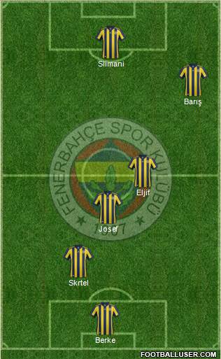 Fenerbahçe SK Formation 2018