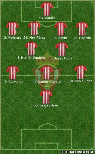 Real Sporting S.A.D. Formation 2018