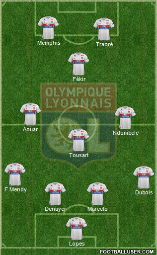 Olympique Lyonnais Formation 2018
