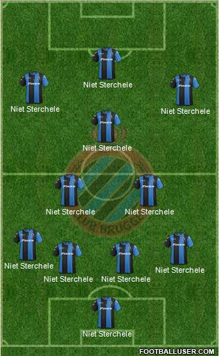 Club Brugge KV Formation 2018