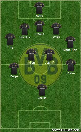 Borussia Dortmund Formation 2018