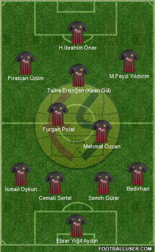 Eskisehirspor football formation