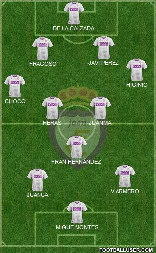 Real Jaén C.F. Formation 2018