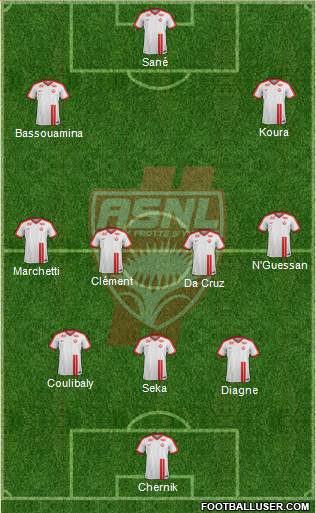 A.S. Nancy Lorraine Formation 2018