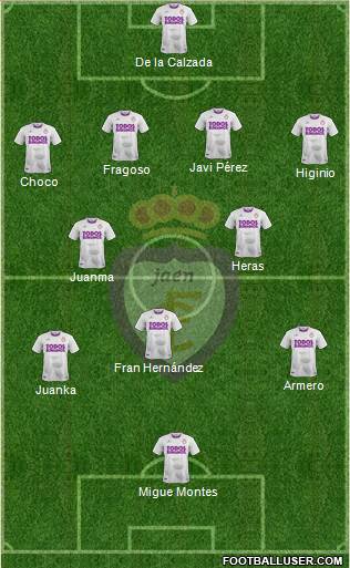 Real Jaén C.F. Formation 2018
