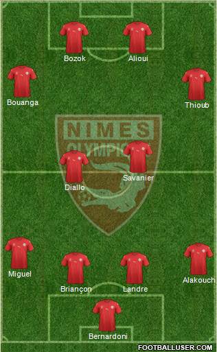 Nîmes Olympique Formation 2018