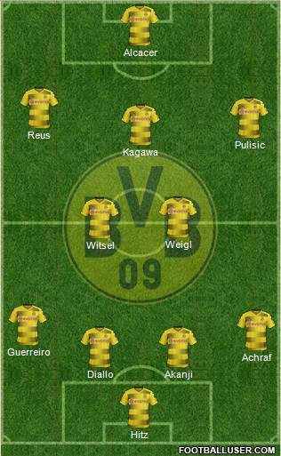 Borussia Dortmund Formation 2018