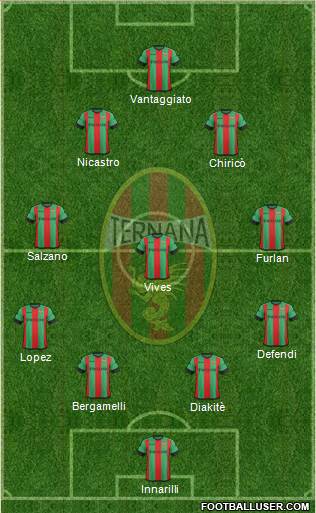 Ternana Formation 2018