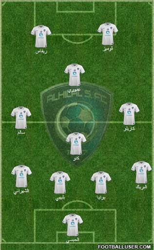 Al-Hilal (KSA) Formation 2018