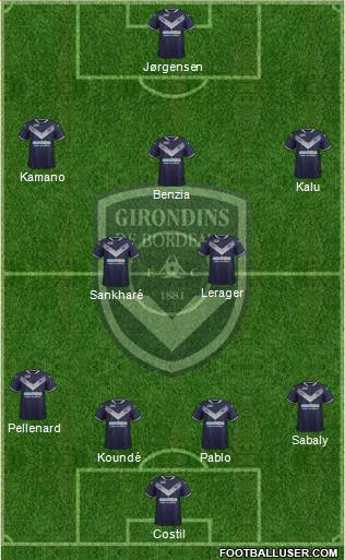 FC Girondins de Bordeaux Formation 2018