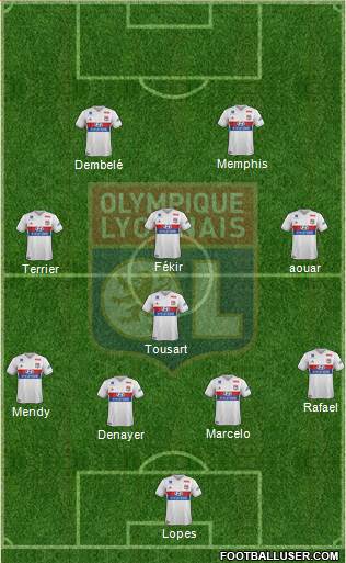 Olympique Lyonnais Formation 2018