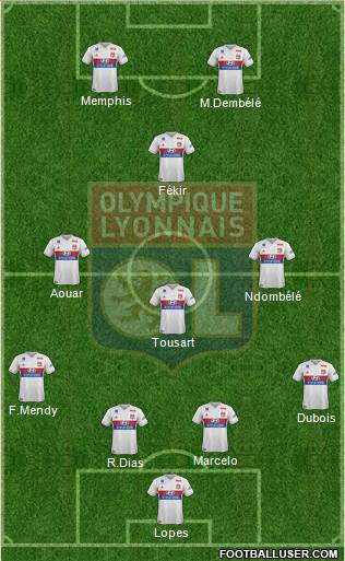 Olympique Lyonnais Formation 2018